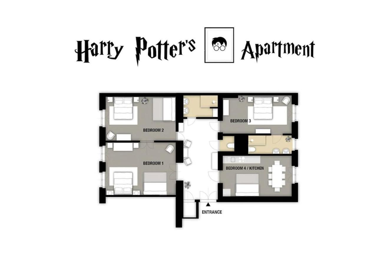 Harry Potter's In Center Apartamento *
